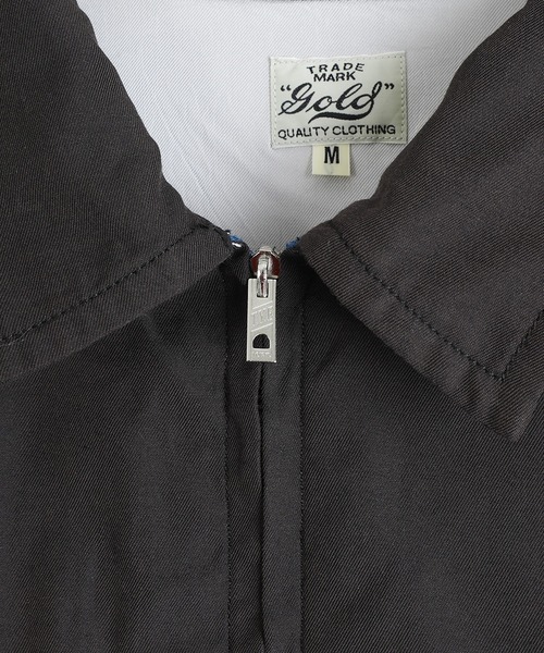 GOLD（ゴールド）の「GOLD / ゴールド：VIET-NAM JACKET AGING MODEL：26A-GL15847[MUS]（ブルゾン・メンズ・ブラック・L/M）」の12枚目の写真