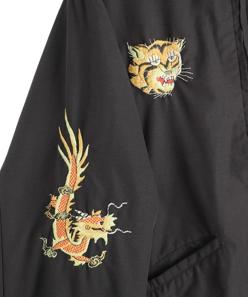GOLD（ゴールド）の「GOLD / ゴールド：VIET-NAM JACKET AGING MODEL：26A-GL15847[MUS]（ブルゾン・メンズ・ブラック・L/M）」の13枚目の写真