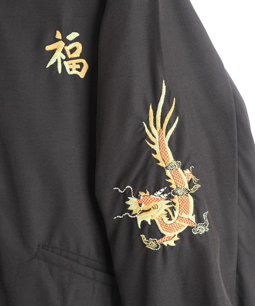GOLD（ゴールド）の「GOLD / ゴールド：VIET-NAM JACKET AGING MODEL：26A-GL15847[MUS]（ブルゾン・メンズ・ブラック・L/M）」の14枚目の写真