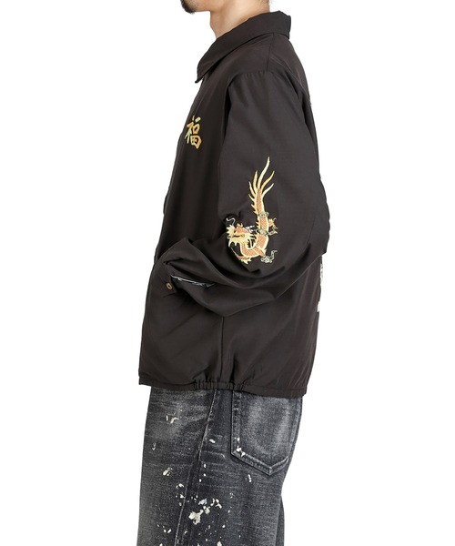 GOLD（ゴールド）の「GOLD / ゴールド：VIET-NAM JACKET AGING MODEL：26A-GL15847[MUS]（ブルゾン・メンズ・ブラック・L/M）」の7枚目の写真