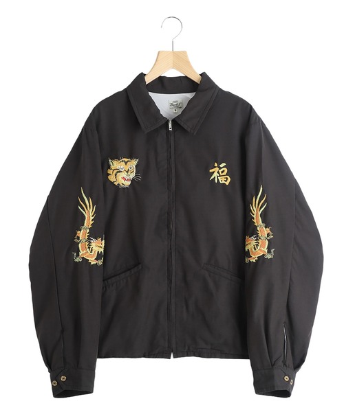 GOLD（ゴールド）の「GOLD / ゴールド：VIET-NAM JACKET AGING MODEL：26A-GL15847[MUS]（ブルゾン・メンズ・ブラック・L/M）」の10枚目の写真