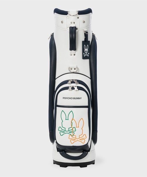 Psycho Bunny（サイコバニー）の「[GOLF]カートキャディバッグ LOGOART（ショルダーバッグ・メンズ・ネイビー/ホワイト・FREE）」の9枚目の写真