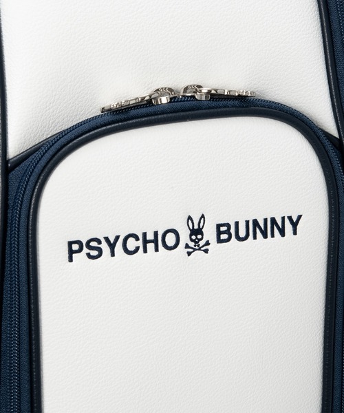 Psycho Bunny（サイコバニー）の「[GOLF]カートキャディバッグ LOGOART（ショルダーバッグ・メンズ・ネイビー/ホワイト・FREE）」の4枚目の写真