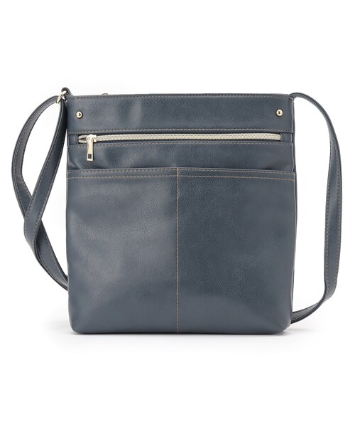 SHOO・LA・RUE（シューラルー）の「【8ポケット/ギフトにも】すっきり見えのショルダーバッグ（ショルダーバッグ・レディース・ブラック/ベージュ/イエロー/アイボリー/ブルー/グリーン・00）」の7枚目の写真