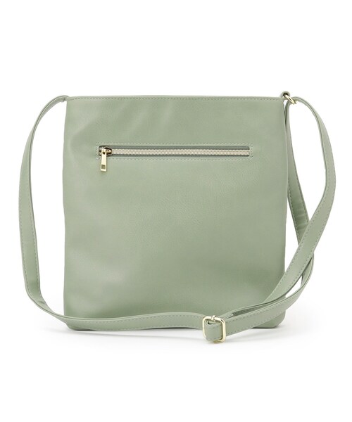 SHOO・LA・RUE（シューラルー）の「【8ポケット/ギフトにも】すっきり見えのショルダーバッグ（ショルダーバッグ・レディース・ブラック/ベージュ/イエロー/アイボリー/ブルー/グリーン・00）」の10枚目の写真