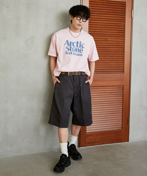 Dickies(ディッキーズ)の「Dickies × PUBLUX/ディッキーズ 別注 バギーショーツ 限定展開(チノパンツ・メンズ・アニマル/ベージュ/ブラック/グレー・S/L/M)」の14枚目の写真