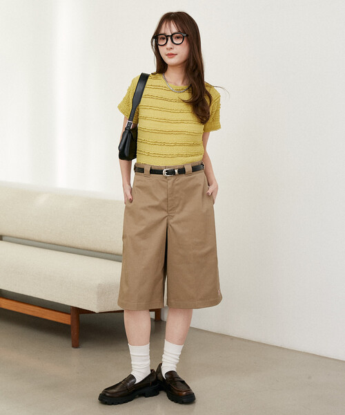 Dickies(ディッキーズ)の「Dickies × PUBLUX/ディッキーズ 別注 バギーショーツ 限定展開(チノパンツ・メンズ・アニマル/ベージュ/ブラック/グレー・S/L/M)」の22枚目の写真