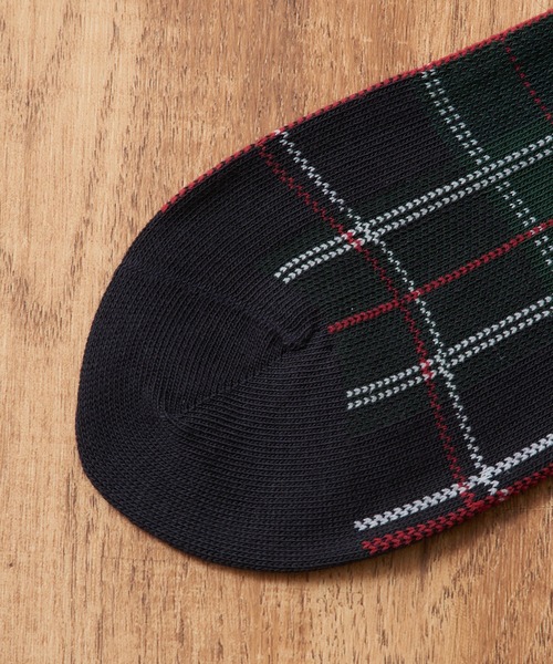FRED PERRY(フレッドペリー)の「【FRED PERRY】TARTAN SOCK C3331/C3332/C3333/タータンソックス(ソックス/靴下・メンズ・ネイビー/ブラウン/イエロー・25-27/23-25)」の4枚目の写真
