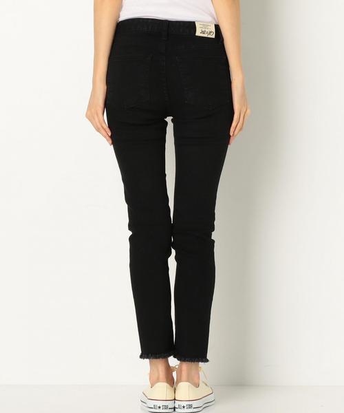 Another Edition（アナザーエディション）の「コットンツイルスキニー（ブラック）/AEBC C/TWL SKNY09（デニムパンツ・レディース・ブラック・X-SMALL/SMALL/MEDIUM）」の2枚目の写真