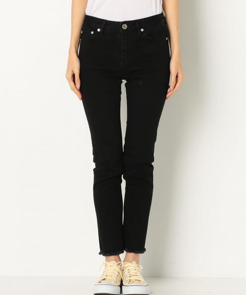 Another Edition（アナザーエディション）の「コットンツイルスキニー（ブラック）/AEBC C/TWL SKNY09（デニムパンツ・レディース・ブラック・X-SMALL/SMALL/MEDIUM）」の3枚目の写真