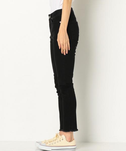 Another Edition（アナザーエディション）の「コットンツイルスキニー（ブラック）/AEBC C/TWL SKNY09（デニムパンツ・レディース・ブラック・X-SMALL/SMALL/MEDIUM）」の4枚目の写真