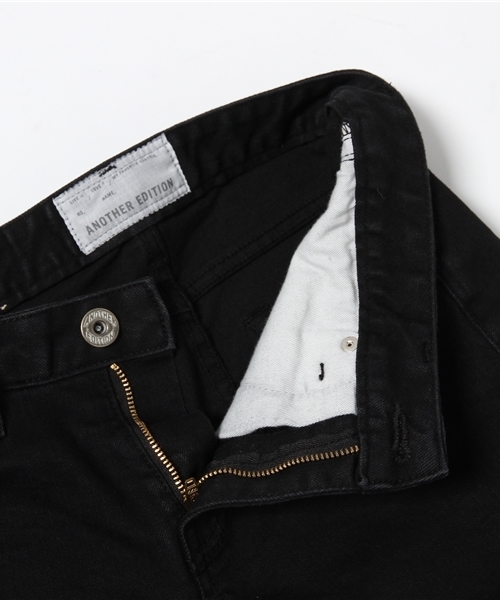 Another Edition（アナザーエディション）の「コットンツイルスキニー（ブラック）/AEBC C/TWL SKNY09（デニムパンツ・レディース・ブラック・X-SMALL/SMALL/MEDIUM）」の11枚目の写真
