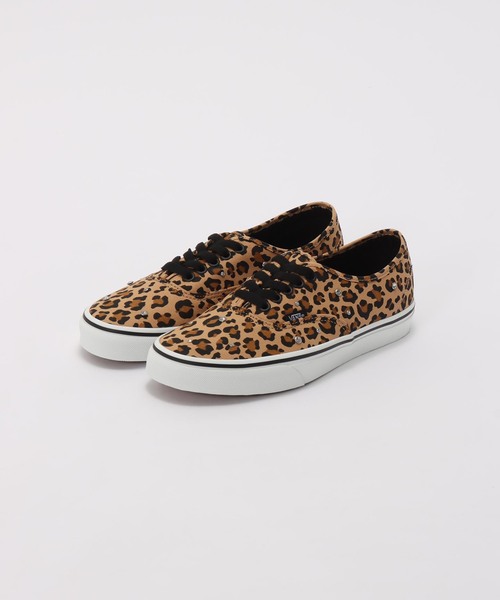OUTDOOR PRODUCTS（アウトドアプロダクツ）の「VANS Authentic ANIMALIER（その他シューズ・レディース・ブラウン/ホワイト・24cm/25cm/24.5cm/23.5cm/23cm）」の2枚目の写真