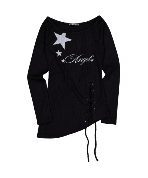 SETUP-EXE（セットアップイーエックスイー）の「ANGEL LONG KNIT TOP / BLACK（ニット/セーター・レディース・その他・OS）」の8枚目の写真
