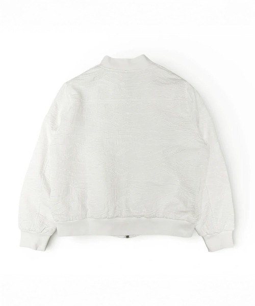 KOWGA(コウガ)の「ZEBRA FRILL MA1 JKT MENS(ブルゾン・レディース・ホワイト・FREE)」の2枚目の写真