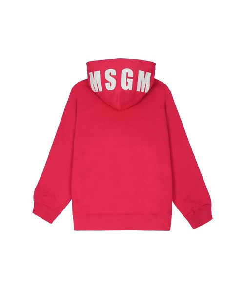 MSGM（エムエスジーエム）の「【NEW】MSGM フードロゴパーカー（パーカー・メンズ・ローズ・M/S/XL/L）」の2枚目の写真