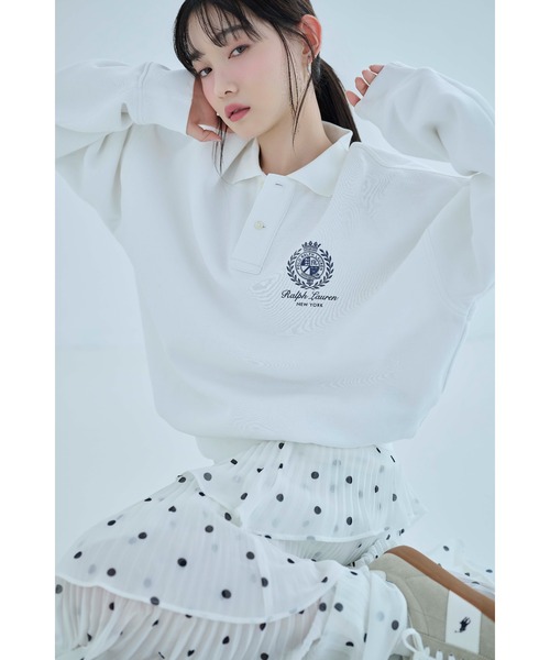 SNIDEL（スナイデル）の「【POLO RALPH LAUREN】スニーカー（スニーカー・レディース・ベージュ・24.5/23.5/22.5）」の2枚目の写真