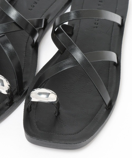 LOWRYS FARM（ローリーズファーム）の「カンドウフィットサムリングサンダル 638124（サンダル・レディース・ブラウン/アイボリー/ブラック・MEDIUM/LARGE）」の12枚目の写真