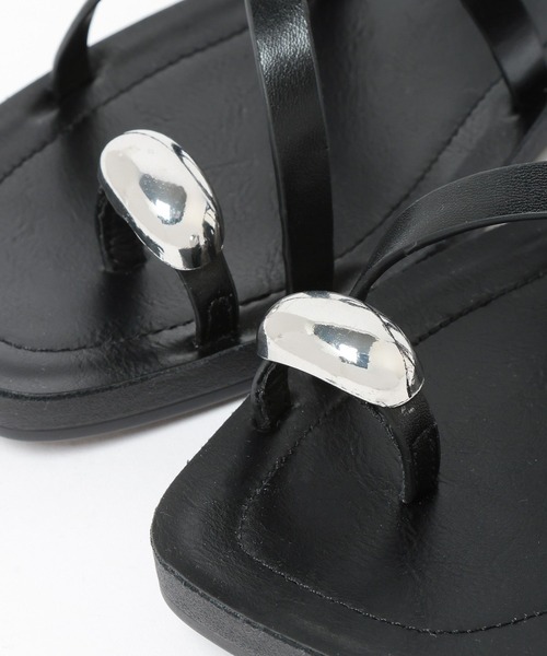 LOWRYS FARM（ローリーズファーム）の「カンドウフィットサムリングサンダル 638124（サンダル・レディース・ブラウン/アイボリー/ブラック・MEDIUM/LARGE）」の15枚目の写真