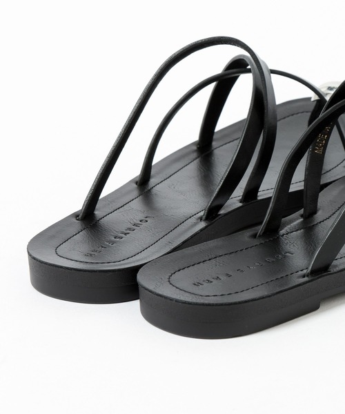 LOWRYS FARM（ローリーズファーム）の「カンドウフィットサムリングサンダル 638124（サンダル・レディース・ブラウン/アイボリー/ブラック・MEDIUM/LARGE）」の17枚目の写真