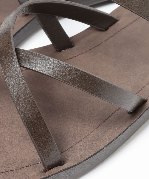 LOWRYS FARM（ローリーズファーム）の「カンドウフィットサムリングサンダル 638124（サンダル・レディース・ブラウン/アイボリー/ブラック・MEDIUM/LARGE）」の20枚目の写真