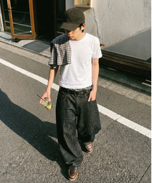 REBRENNER（リブレンナー）の「ベーシッククールコットン無地クロップ半袖Tシャツホワイト（Tシャツ/カットソー）」