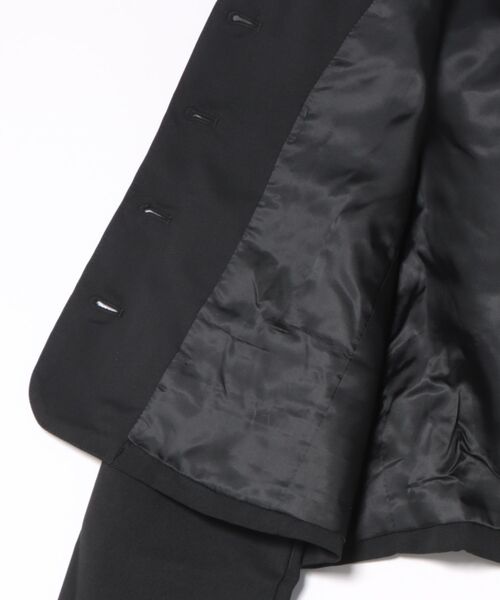 Narcissus（ナルシス）の「【Narcissus】クロップドテーラードジャケット（ノーカラージャケット・レディース・ブラック・FREE）」の9枚目の写真