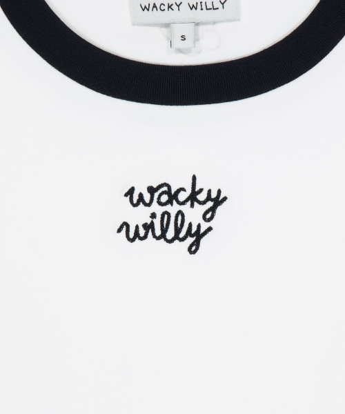 Wacky WiLLy(ワッキーウィリー)の「ウィメンズロゴリンガークロップ半袖Tシャツホワイト(Tシャツ/カットソー・レディース・その他・SMALL/MEDIUM)」の5枚目の写真