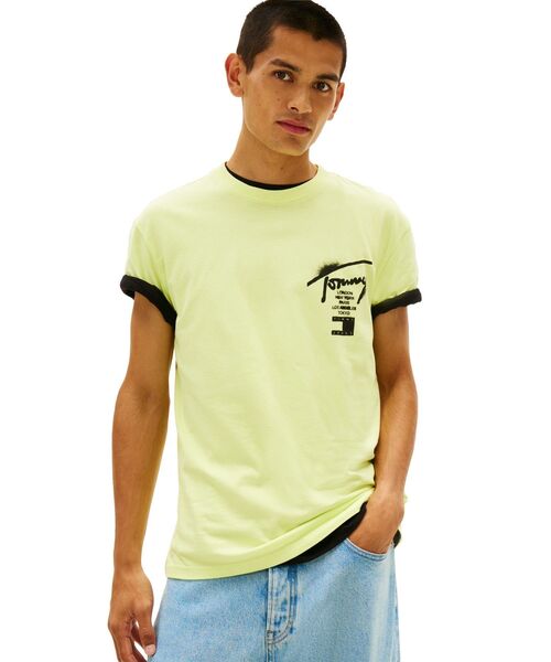 Регулярная классическая фирменная с коротким рукавом T-shirt