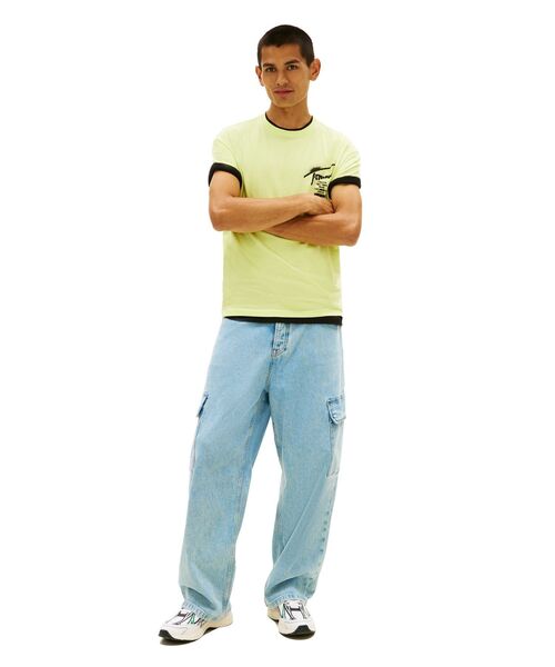 tommy jeans(トミー ジーンズ)の「レギュラーシティシグネチャーTシャツ(Tシャツ/カットソー・メンズ・マルチ/グリーン/ブラック/ホワイト・X-LARGE/SMALL/MEDIUM/LARGE/X-SMALL)」の20枚目の写真