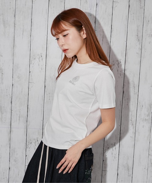 GORGE(ゴージ)の「《フラワープリント×ワンポイント》Tシャツ/カジュアル/春夏秋/全4色(Tシャツ/カットソー・レディース・オフホワイト/レッド/ブラック/ピンク・F)」の17枚目の写真