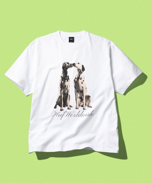 HUF(ハフ)の「DOGGED TEE(Tシャツ/カットソー・メンズ・ブラック/ホワイト・XXL/XL/L/M/S)」の2枚目の写真