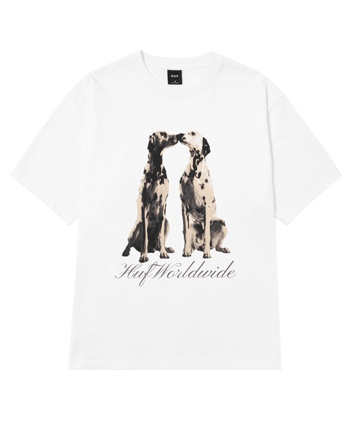 HUF(ハフ)の「DOGGED TEE(Tシャツ/カットソー・メンズ・ブラック/ホワイト・XXL/XL/L/M/S)」の3枚目の写真