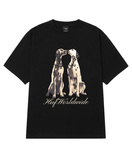HUF(ハフ)の「DOGGED TEE(Tシャツ/カットソー・メンズ・ブラック/ホワイト・XXL/XL/L/M/S)」の5枚目の写真