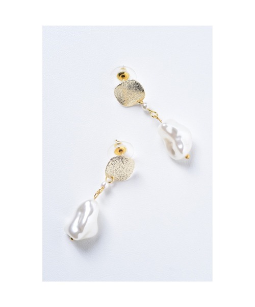 tone（トーン）の「【Astyle】goldpearlピアス(MA)（ピアス（両耳用）・レディース・ゴールド・FREE）」の3枚目の写真