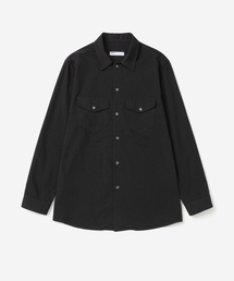 ADDSLOW（アドスロー）の「Two Pocket Shirt (Black)（シャツ/ブラウス）」