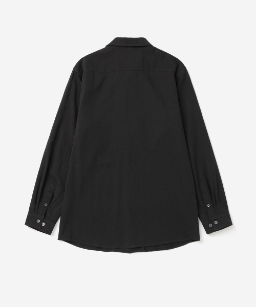 ADDSLOW（アドスロー）の「Two Pocket Shirt (Black)（シャツ/ブラウス・レディース・その他・0/1/2）」の6枚目の写真