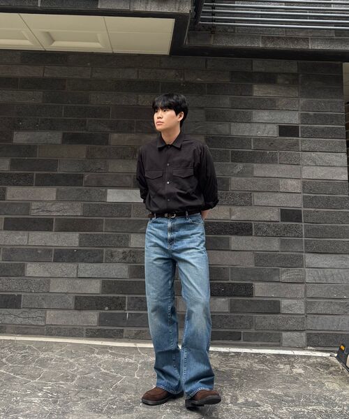 ADDSLOW（アドスロー）の「Two Pocket Shirt (Black)（シャツ/ブラウス・レディース・その他・0/1/2）」の5枚目の写真