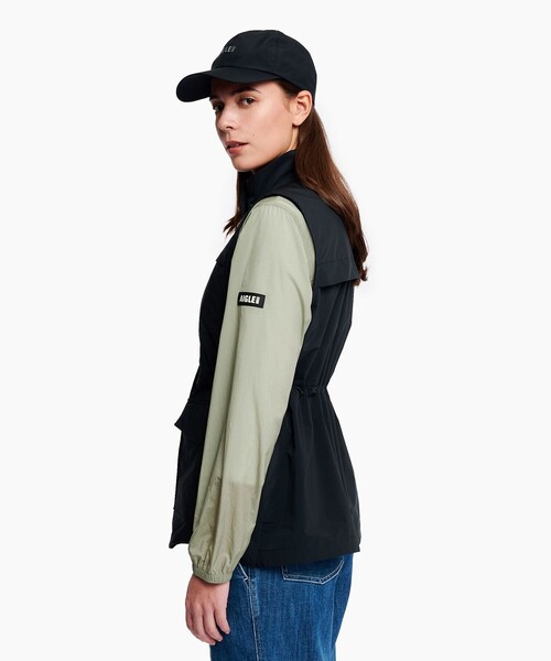 AIGLE(エーグル)の「撥水 UVカット ソロテックス アクティブベスト(その他アウター・レディース・ブラック・40/36/38)」の6枚目の写真