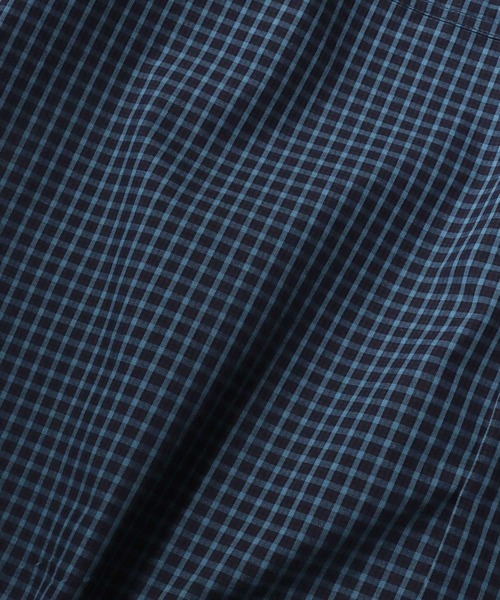 ANPAS(アンパス)の「Short-Sleeve Mini-Check Shirt / ミニチェック 半袖シャツ メンズ トップス レギュラーカラー ボックスシルエット(シャツ/ブラウス・メンズ・ネイビー/ホワイト/チャコールグレー・M/L)」の11枚目の写真