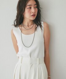 La boutique BonBon | 【接触冷感・UVカット・2WAY着用可】クールタッチUV総針前後2WAYタンク(タンクトップ)
