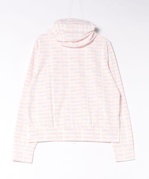 ROXY(ロキシー)の「ROXY/ロキシー HAWAIIAN AIRLINES PARKA コラボパーカー ラッシュガード RLY262020 UT(パーカー・レディース・オレンジ/ホワイト×ピンク/ホワイト・M/L)」の4枚目の写真
