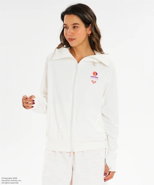 ROXY/ロキシー HAWAIIAN AIRLINES PARKA コラボパーカー ラッシュ