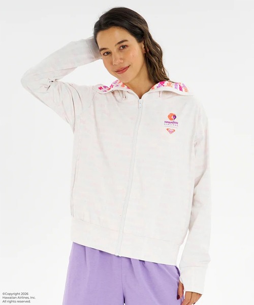 ROXY/ロキシー HAWAIIAN AIRLINES PARKA コラボパーカー ラッシュ