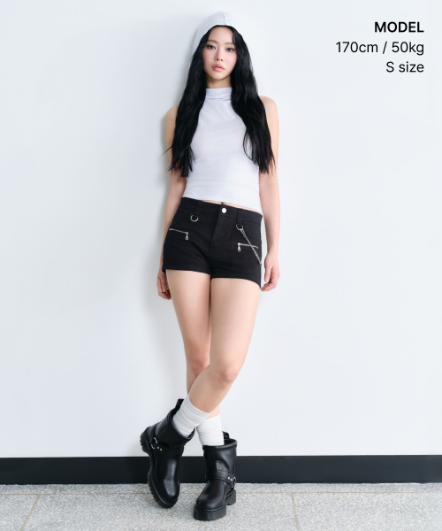 MUSINSA STANDARD WOMAN（ムシンサスタンダードウーマン）の「ウィメンズドレープフーディスリーブレストップ[ホワイト]（Tシャツ/カットソー・レディース・その他・MEDIUM/LARGE/X-SMALL/SMALL）」の2枚目の写真