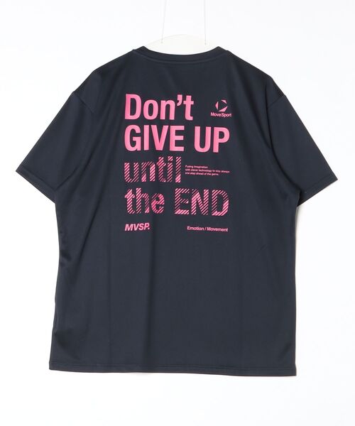 MoveSport（ムーブスポーツ）の「【別注】ムーブスポーツ  半袖Tシャツ 限定コラボ（Tシャツ/カットソー・メンズ・ネイビー/ブラック/ホワイト・M/L/LL/3L）」の6枚目の写真