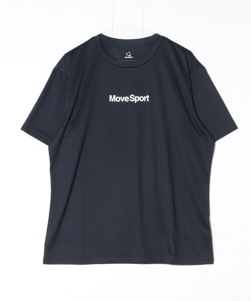 MoveSport（ムーブスポーツ）の「【別注】ムーブスポーツ  半袖Tシャツ 限定コラボ（Tシャツ/カットソー・メンズ・ネイビー/ブラック/ホワイト・M/L/LL/3L）」の14枚目の写真