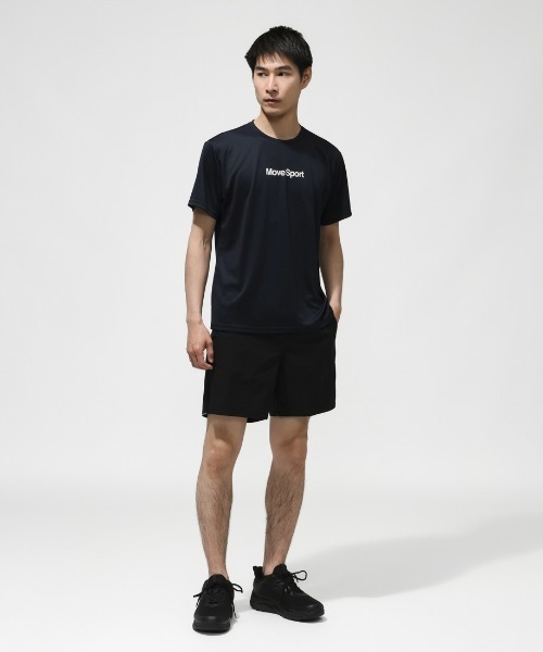 MoveSport（ムーブスポーツ）の「【別注】ムーブスポーツ  半袖Tシャツ 限定コラボ（Tシャツ/カットソー・メンズ・ネイビー/ブラック/ホワイト・M/L/LL/3L）」の8枚目の写真