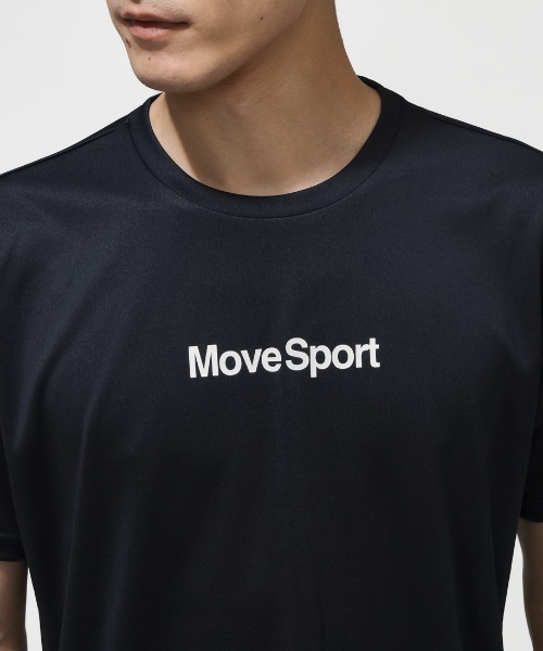MoveSport（ムーブスポーツ）の「【別注】ムーブスポーツ  半袖Tシャツ 限定コラボ（Tシャツ/カットソー・メンズ・ネイビー/ブラック/ホワイト・M/L/LL/3L）」の9枚目の写真