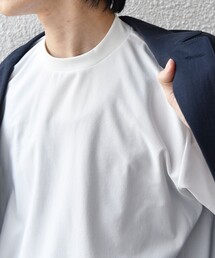 SHIPS any: SOLOTEX(R) バックピケ スロープネック ジャケット Tシャツ 26SS◇